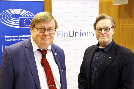 Ari Åberg ja Jorma Rusanen, FinUnionsin johtajat 2007-2010